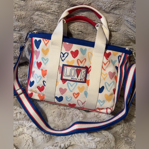 Brighton Handbags - NEW | Brighton | Women’s ‘Love ‘ Multicolor Heart Tote Handbag
